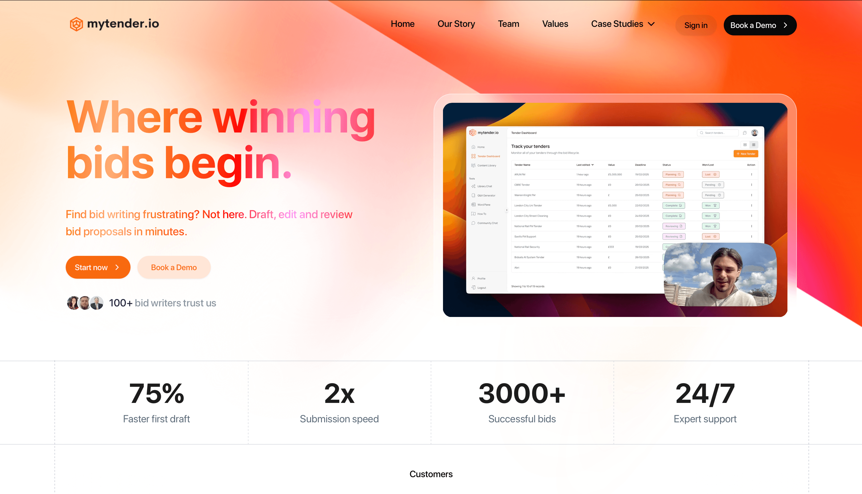 Mytender.io Platform